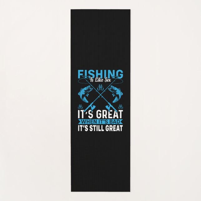 Tapis De Yoga Fisher Gift Fishing Is Great (Devant)