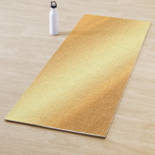 Tapis De Yoga Fitness Gold Trendy Fitness Moderne Modèle élégant