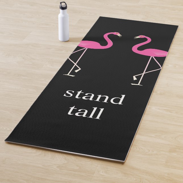 Tapis De Yoga Flamants roses roses Yoga Mat (En situation)