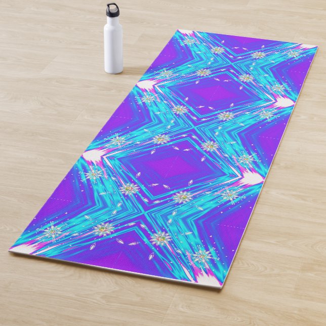 Tapis De Yoga Flambeaux de parties scintillant (En situation)