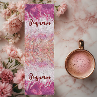 Tapis De Yoga Flammes violettes modernes Art Abstrait apaisant C