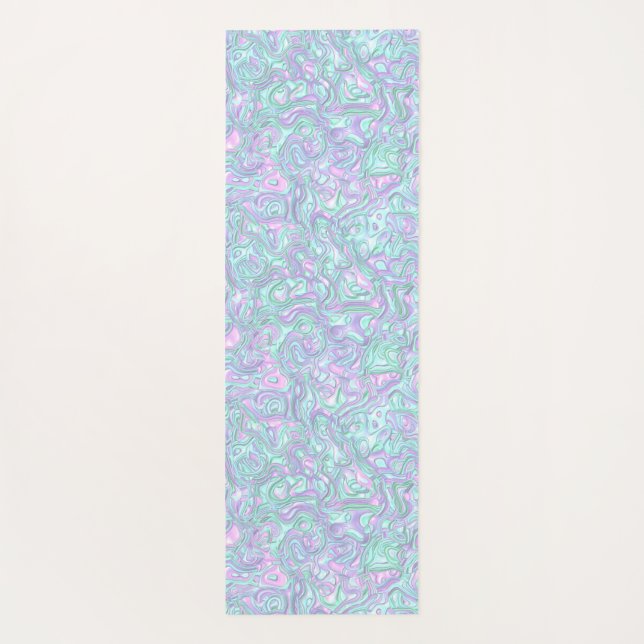 Tapis De Yoga Flèches 3D colorées Trippy   (Dos)