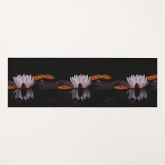 Tapis De Yoga Fleur de lotus blanc zen