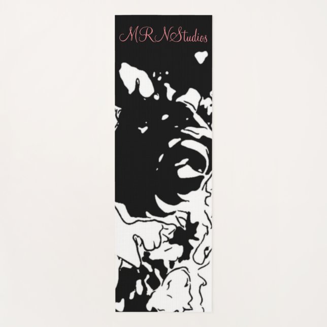Tapis De Yoga Fleur Doodle de MRNStudios (Devant)