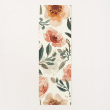 Fleurs aquarelles orange peinture botanique