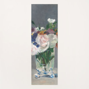 Tapis De Yoga Fleurs dans un Vase de cristal Manet Impressionnis