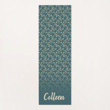 Fleurs de cerisiers Turquoise / Votre nom