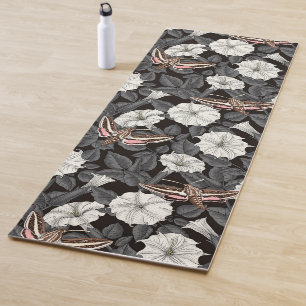 Tapis De Yoga Fleurs de lune et sphinx Moths 2