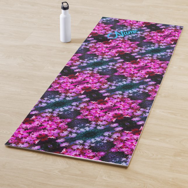 Tapis De Yoga Fleurs de marguerite africaines Abstraites personn (En situation)