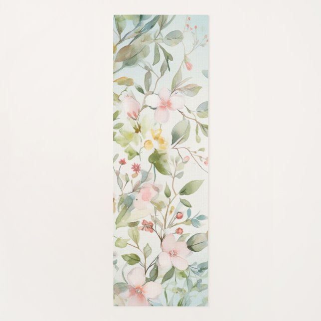 Tapis De Yoga Fleurs de pommier (Devant)