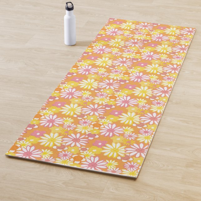 Tapis De Yoga Fleurs d'été Yoga Mat (En situation)