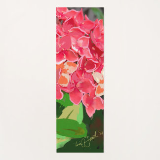 Tapis De Yoga Fleurs hawaïennes roses au yoga ! Tapis