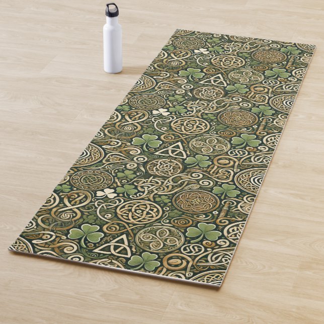 Tapis De Yoga Floraison Celtique (En situation)