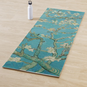 Tapis De Yoga Floraison d'amandier, peinture à l'huile, Vincent