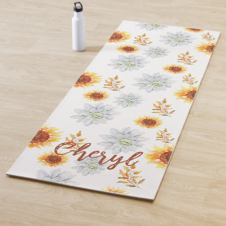 Tapis De Yoga Floral