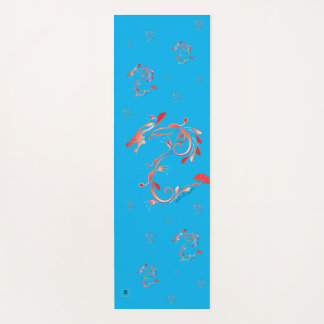Tapis De Yoga FloState Design Dragon Rouge Yoga et Fitness Mat