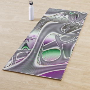 Tapis De Yoga Flux Argent