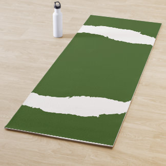 Tapis De Yoga Forêt d'onde tronquée verte