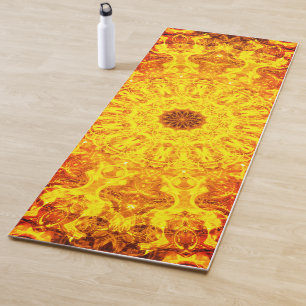 Tapis De Yoga Formes d'or