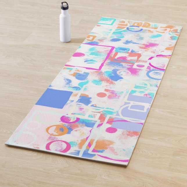 Tapis De Yoga Formes géométriques Abstraites (En situation)