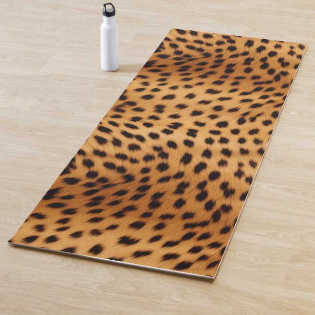 Tapis De Yoga Fourrure animale Cheetah (En situation)