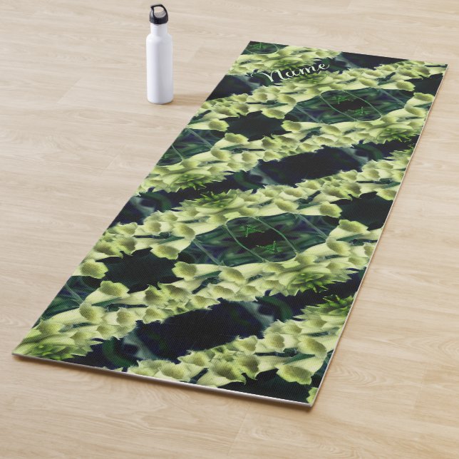 Tapis De Yoga Foxglove Flower Abstrait Motif personnalisé (En situation)