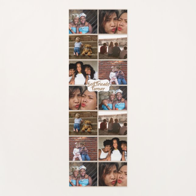 Tapis De Yoga Friends DO-IT-YOURSELF 6 photo sur Tan BFF moderne (Devant)