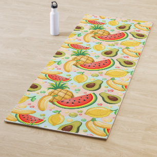 Tapis De Yoga Fruits d'été frais Motif
