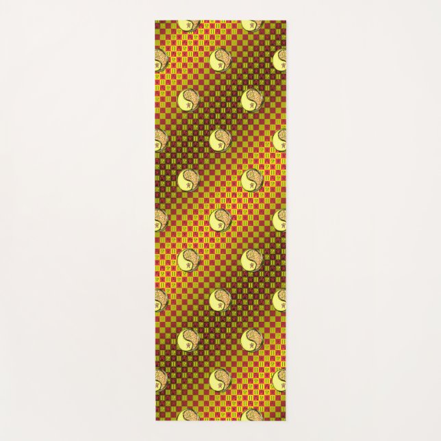 Tapis De Yoga Gemini et Tigre de Feu (Devant)