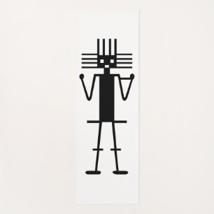 Tapis De Yoga géogliphe géant atacama symbole ancien nazca per