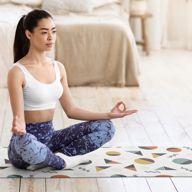 Tapis De Yoga géométrie formes modernes (Créateur téléchargé)
