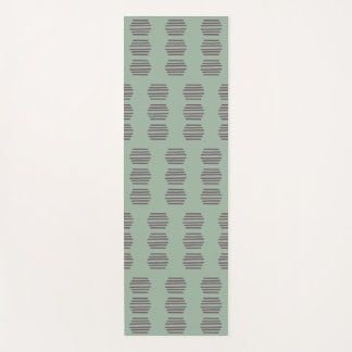Tapis De Yoga Géométrique sarcelle et violet