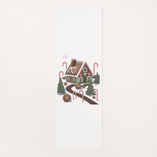 Tapis De Yoga Gingerbread Cookie Wonderland (Devant)