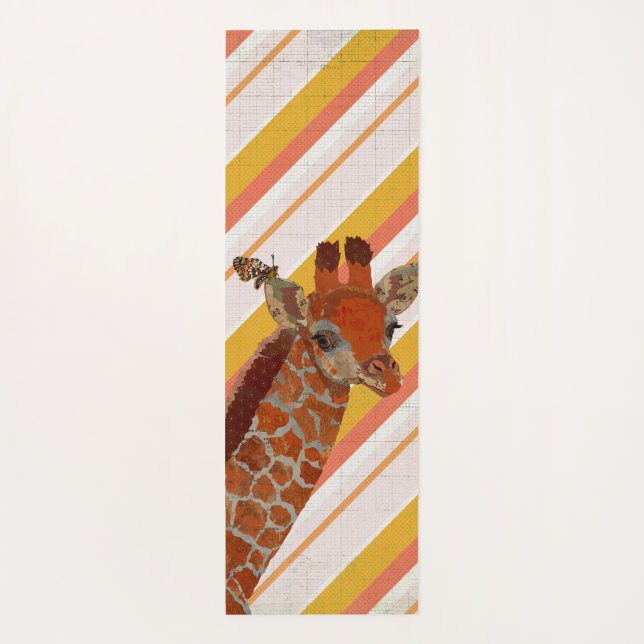 TAPIS DE YOGA GIRAFFE & BOUTEILLE YOGA MAT (Dos)