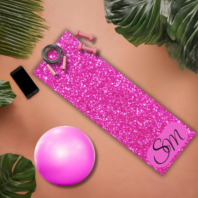 Tapis De Yoga Glamor Glitz Yoga Mat personnalisé (Créateur téléchargé)
