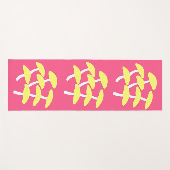 Tapis de yoga Golden Oyster (Devant (Horizontal))