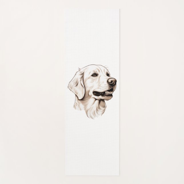 Tapis De Yoga Golden Retriever 2 (Devant)