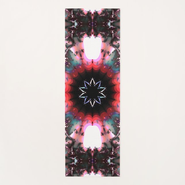 Tapis De Yoga Gothique Frozen Winter Spider Web (Devant)