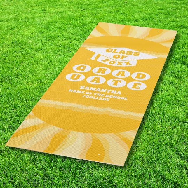 Tapis De Yoga Graduation Retro Sunshine (Créateur téléchargé)