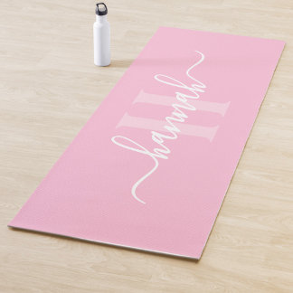Tapis De Yoga Grand monogramme féminin script