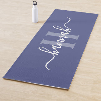 Tapis De Yoga Grand monogramme féminin script