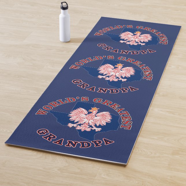 Tapis De Yoga Grand-père du monde (En situation)