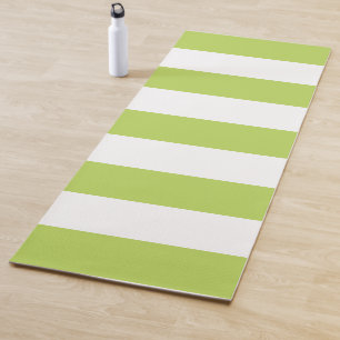 Tapis De Yoga Grandes Tailles Vertes, Grandes Tailles Blanches, 