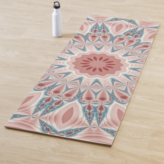 Tapis De Yoga Grattez moderne Kaleidoscope Mandala art fractal (En situation)