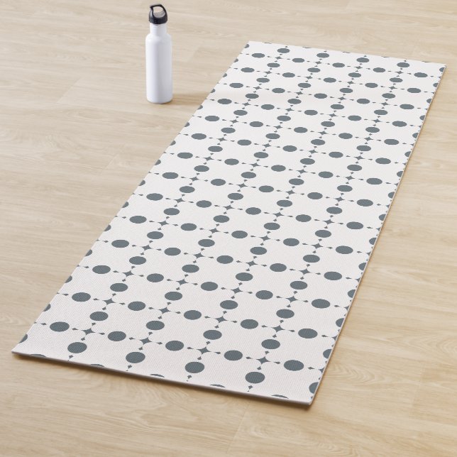 Tapis De Yoga Gray Polka Dots, Polka Dot Pattern, Dots (En situation)