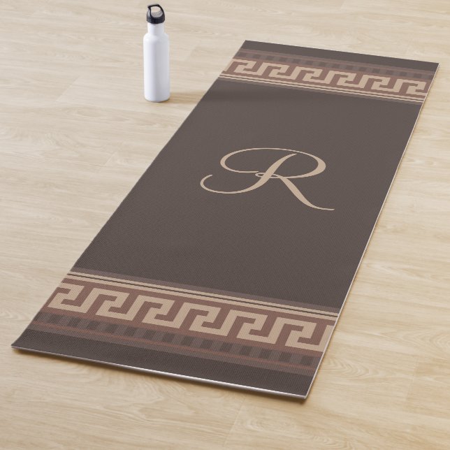 Tapis De Yoga Greek Key (En situation)