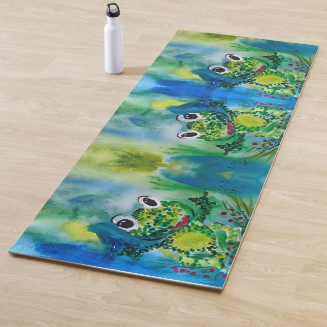 Tapis De Yoga Grenouille (En situation)