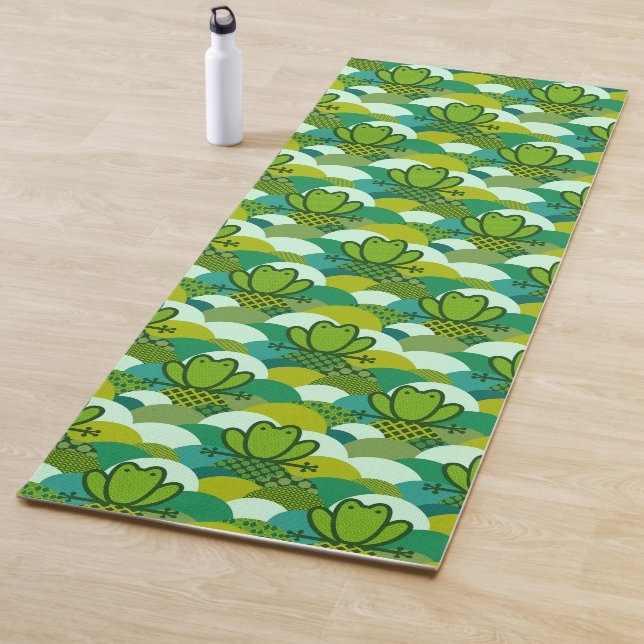Tapis De Yoga Grenouille mousseuse (En situation)