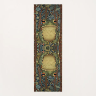 Tapis De Yoga grenouille vintage de la forêt de boho