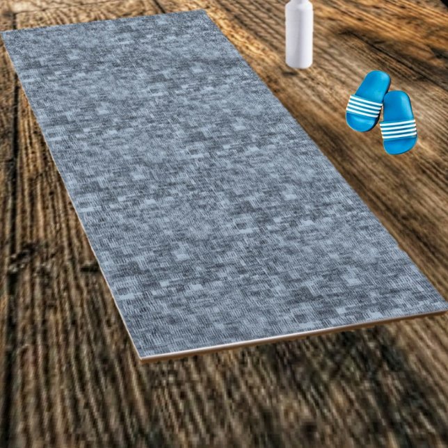 Tapis De Yoga Gris textiles (A yoga mat to fit your own personal style!)